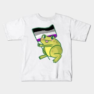 asexual visibility frog Kids T-Shirt